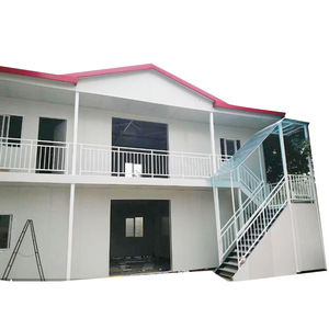Double Floor Modular House <b>Sandwich</b> <b>Panel</b> Modern Design For Office Use - Product Image 1