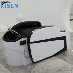 Kisen Durable Electric Massage Table Chair Modern <b>Style</b> Hair Wash <b>Head</b> Spa Table Automatic Smart Salon Shampoo Bed - Product Image 3