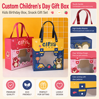 Boîte cadeau personnalisée en forme de dessin animé, boîte d'emballage pour collations pour les anniversaires et les fêtes des enfants