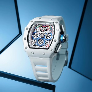 นาฬิกากันน้ำสำหรับผู้ชาย6827W นาฬิกาผู้ชายทำจากอัลลอยด์แบบอัตโนมัติ - Product Image 6