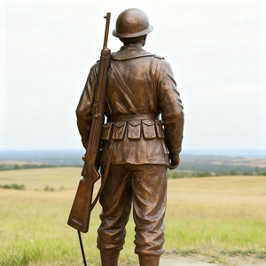 Statue <span class=keywords><strong>de</strong></span> champion en bronze grandeur nature personnalisable, sculpture <span class=keywords><strong>de</strong></span> guerrier, art moderne, objet <span class=keywords><strong>de</strong></span> collection, <span class=keywords><strong>cadeau</strong></span>, figurine en fonte 3D - Product Image 3