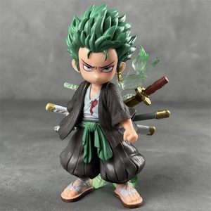 15Cm buena calidad lindo <span class=keywords><strong>Kawai</strong></span> One Pieced Zoro <span class=keywords><strong>Anime</strong></span> dibujos animados modelo juguete <span class=keywords><strong>Anime</strong></span> PVC figura - Product Image 3
