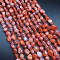 Bracelet naturel en gros de pierres précieuses de guérison de perles de cornaline pour cadeau