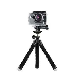 Мини Гибкий Мобильный телефон Смартфон губка штатив крепление для Gopro hero 10 9 8 7 6 5 4 + 3/2/1 аксессуары для камеры