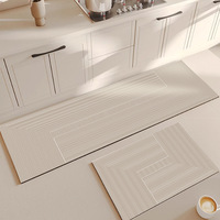 Juego de alfombrillas de cocina absorbentes de diatomita para suelo antideslizante
