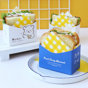 Scatole Personalizzate per Sandwich e Hamburger, Confezioni Rettangolari e Quadrate per Panetteria, Scatole Monouso per Alimenti da Forno - Product Image 4