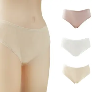 High Quality Disposable Cotton Panties For Women Breathable Seamless XL Size Elastic Fabric For Travel Hospital Stays