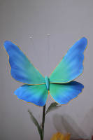 Fleurs artificielles personnalisées uniques, papillon géant lumineux, imperméable, décoration de mariage, fête, scène, extérieur, jardin