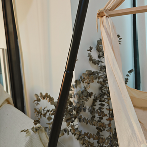 Soporte de Metal para <span class=keywords><strong>Hamaca</strong></span> de Bebé, Estructura de Cuna Resistente, Cama Columpio Duradera, Trípode, Productos para Bebés - Product Image 5