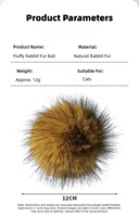 Balle en fourrure de lapin résistante aux griffures pour chat, jouet interactif en peluche pour chatons, idéal pour l'intérieur, divertissement toute saison