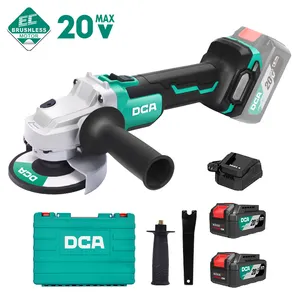 DCA Rechargeable Power Tools Cordless Angle Grinder With Brushless Motor