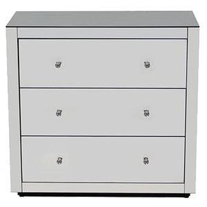 <span class=keywords><strong>Commode</strong></span> haute à <span class=keywords><strong>5</strong></span> <span class=keywords><strong>tiroirs</strong></span> en miroir argenté pour le rangement des vêtements, <span class=keywords><strong>commode</strong></span> de chambre à coucher - Product Image 4