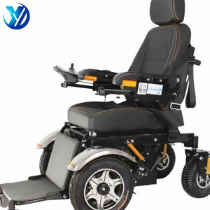 Fauteuil roulant électrique à commande à distance avec excellent amortissement des chocs, inclinable et avec rehausseur de jambe, idéal pour les longs trajets - Product Image 5