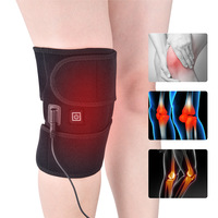 Genouillère chauffante réglable rechargeable, ceinture de massage électrique pour les soins des genoux et des jambes, pour hommes et femmes