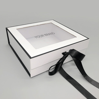 Fantaisie Papier Sweet Box Carton Fenêtre Artisanat Emballage boîte Cookie Pain Pâtisserie Donut Macaron Bonbons cadeau emballage boîte pour Nourriture