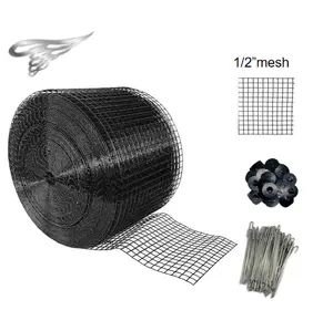 ชุดป้องกันแผงโซลาร์เซลล์ขนาด 8 นิ้ว x 100 ฟุต พร้อมคลิปอะลูมิเนียม 50 ตัว ตาข่ายกันสัตว์รบกวน ป้องกันนกและสัตว์รบกวน - Product Image 1