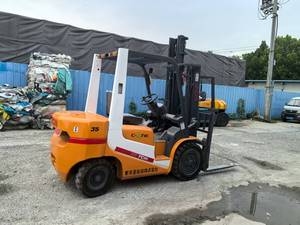 Chariot élévateur TCM35 de 3,5 tonnes d'occasion du Japon, moteur, boîte de vitesses, roulement et cœur de moteur remis à neuf, livraison gratuite pour inspection vidéo. - Product Image 3