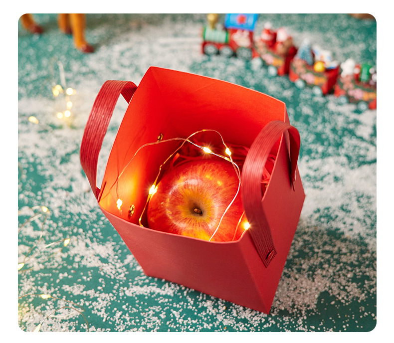 新品　未開封Xmas Holy Box 2022 5pcs Christmas Gift Box Transparent Portable Candy Box Santa