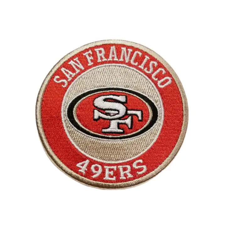 49ers patch iron on NFL San Francisco DIY team  Embroidered patches, Nfl  san francisco, Spirit gear