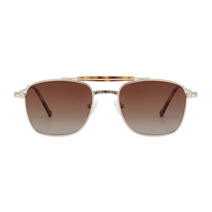 Gafas de sol Pilot rectangulares con montura completa, lentes negras, protección UV400, unisex, para actividades al aire libre para adultos - Product Image 6