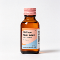 Étiquettes personnalisées Haoxuan pour bouteilles de sirop pour enfants, autocollants adhésifs laminés imprimés en couleur pour l'emballage des produits de santé