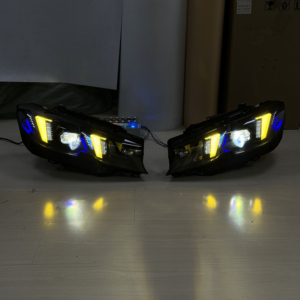 Facelift Série 3 G20 G21 Snake Eyes <span class=keywords><strong>Cobra</strong></span> Style Blanc-Jaune Interrupteur Phares LED pour BMW 2019 - <span class=keywords><strong>2022</strong></span> Phares Non Laser - Product Image 6