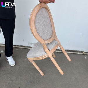 LEDA Dining Events Wholesale Modern <b>Outdoor</b> Blue Round-back Solid Wood <b>Chair</b> for Hotel <b>Chair</b> - Product Image 3