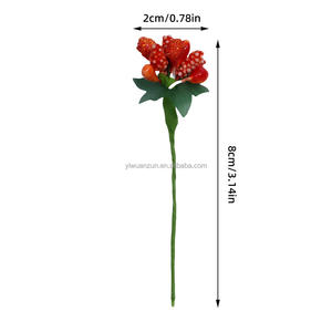 12 Piezas <span class=keywords><strong>de</strong></span> Ramilletes <span class=keywords><strong>de</strong></span> Estambres <span class=keywords><strong>de</strong></span> Flores Artificiales Multicolores para Guirnaldas <span class=keywords><strong>de</strong></span> Corazones, Accesorios para Cajas <span class=keywords><strong>de</strong></span> Dulces <span class=keywords><strong>de</strong></span> Boda - Product Image 2