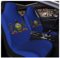 Sarung Jok Mobil Desain Bendera Oregon Grosir, Pelindung Jok Depan Universal, Sarung Jok Bucket Full Wrap untuk Otomotif SUV