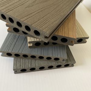 Sinh Thái Thân Thiện <span class=keywords><strong>Wpc</strong></span> Composite Decking Chống Cháy Co-đùn Gỗ Nhựa Composite Sân Thượng Ban Thiết Kế Sàn Ngoài Trời - Product Image 4