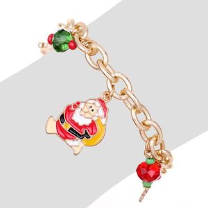 Promotional Fashion Festival Christmas Santa Claus Tree Woman Luxury Chain Bracelet Fashion Jewelry Accessories <b>Hand</b> Chain - Product Image 5