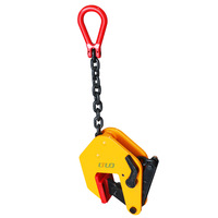 Nouvelle pince de levage verticale en acier inoxydable 1T (2200 LBS) avec ouverture de mâchoire de 0,8 pouce, robuste pour le levage de tôles d'acier