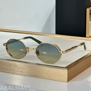 Gafas de Sol MAY the Orang 53-21-145 de Alta Calidad para Hombre y Mujer, Diseño Clásico Punk de Lujo, Titanio UV400, con Caja - Product Image 4