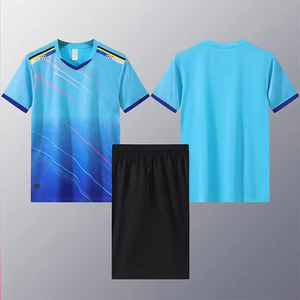 Uniformes de Bádminton y Tenis para Hombre, de Manga Corta, 100% Poliéster, Transpirables y de Secado Rápido, Sublimados - Product Image 4