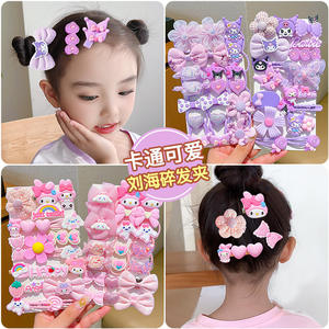 Barrettes et attaches pour cheveux en résine artisanale Kuromi pour enfants, mignonnes, 5 cm, décoration pour cheveux pour filles, cadeau de fête - Product Image 2