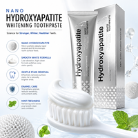Dentifrice Nano Hydroxyapatite Saveur Menthe pour Enfants et Adultes – Blanchissant et Reminéralisant pour Dents Sensibles – Usage Domestique et Hôtelier
