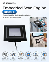 Control de Acceso Rakinda con Código QR y Tarjeta, con Interfaz NFC WIFI RS232/485, Protección IP65, Red Cableada
