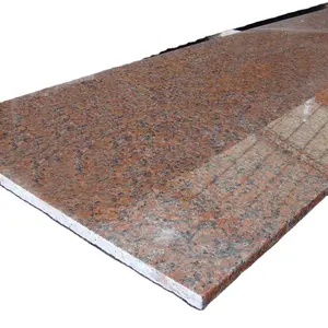 Polished Cheap China G562 Red Granite Slabs