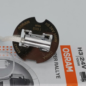 หลอดไฟ <span class=keywords><strong>OSRAM</strong></span> H3 24V <span class=keywords><strong>100W</strong></span> 62243 Super rallye ของแท้สำหรับชิ้นส่วนรถบัส Higer - Product Image 2