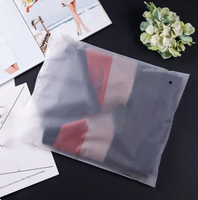 Sac d'emballage pour vêtements, chaussures et chapeaux, tendance, à texture lisse, épaissi, sur mesure, avec fermeture éclair simple