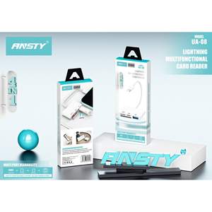 Lecteur de cartes Ansty UA-08 4-en-1 Lightning TF SD USB 3.0 Multiport - Product Image 3