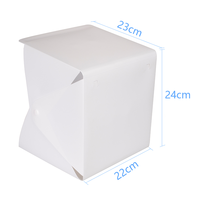 Jingying Blanc 20cm Mini Portable Produit Photographie Photo Studio Boîte à Lumière
