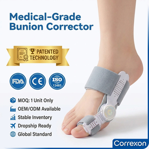 Penyangga Bunion 3-in-1 Putar yang Dapat Disesuaikan, Laris Manis, Ortosis Siang/Malam, Stabil, MOQ Rendah, Stok Banyak - Product Image 1