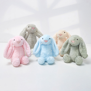 Peluche <span class=keywords><strong>Coniglio</strong></span> con Orecchie Lunghe 25cm, Morbido Pupazzo Imbottito per Regali di Pasqua e Decorazioni per Cameretta - Product Image 5