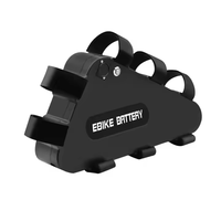 Kit de conversion de batterie triangulaire pour vélo électrique, batterie au lithium triangulaire étanche 18650 2000W 1000W 52V 48V, boîtier rigide
