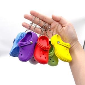 Wholesale Mini Cute Slipper <b>Key</b> Ring Eva Plastics Beach Shoe <b>Key</b> <b>Chain</b> - Product Image 5