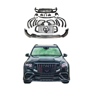 Kit de Carrocería de Fibra de Carbono Estilo B para Mercedes-Benz <span class=keywords><strong>GLS</strong></span> <span class=keywords><strong>63</strong></span> <span class=keywords><strong>2021</strong></span>+ - Labio Delantero, Difusor, Cejas de Rueda y Aerokit - Product Image 1
