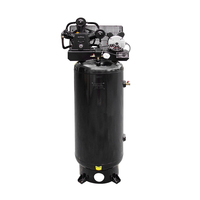 Compresseur d'air vertical à entraînement par courroie, fabriqué en Chine, 3,7 CV, 60 gallons, 175 psi, 3400 tr/min