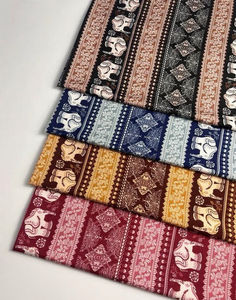 ผ้าพิมพ์<span class=keywords><strong>ลาย</strong></span><span class=keywords><strong>ช้าง</strong></span>ยืดได้สี่ทิศทางสำหรับชุดเดรสเสื้อเชิ้ตและผ้าทอ - Product Image 1