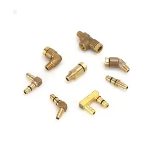 high quality pneumatic quick plug accessories brass H transmission valve fittings H valve tube set with brass fittings